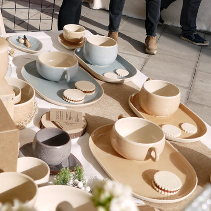 Platonia Ceramics en ferias y markets de artesanía